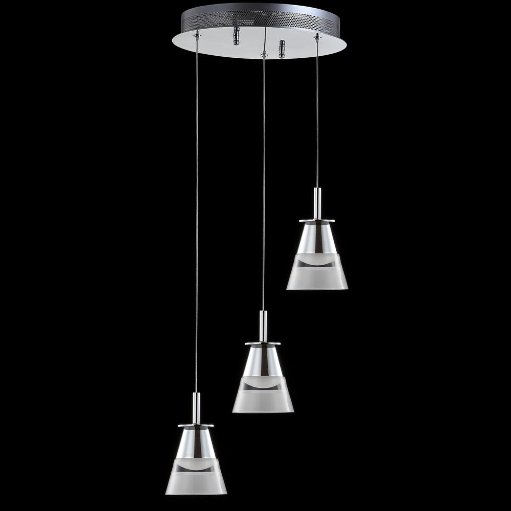Alain Adjustable Metal Integrated LED Pendant. Picture 4