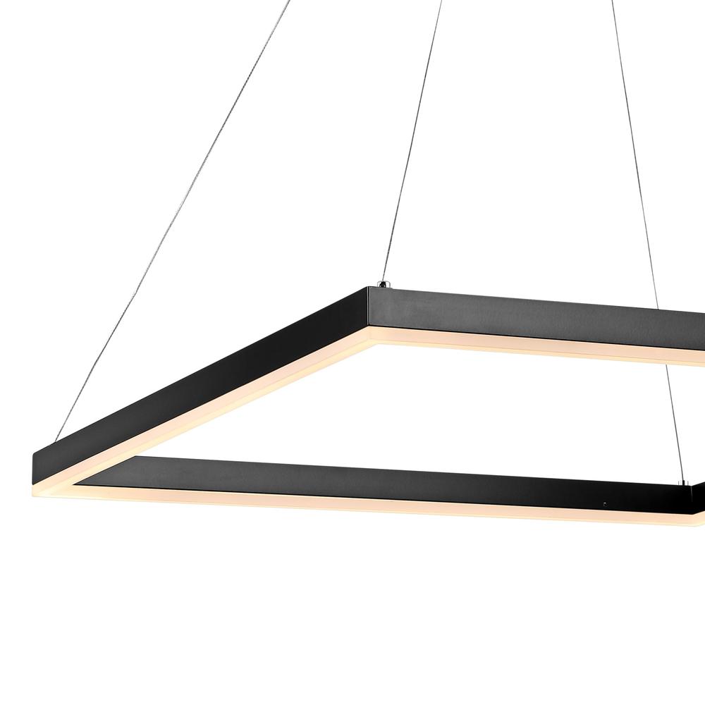Baxter Modern Contemporary Aluminum Integrated Led Hoop Pendant. Picture 3