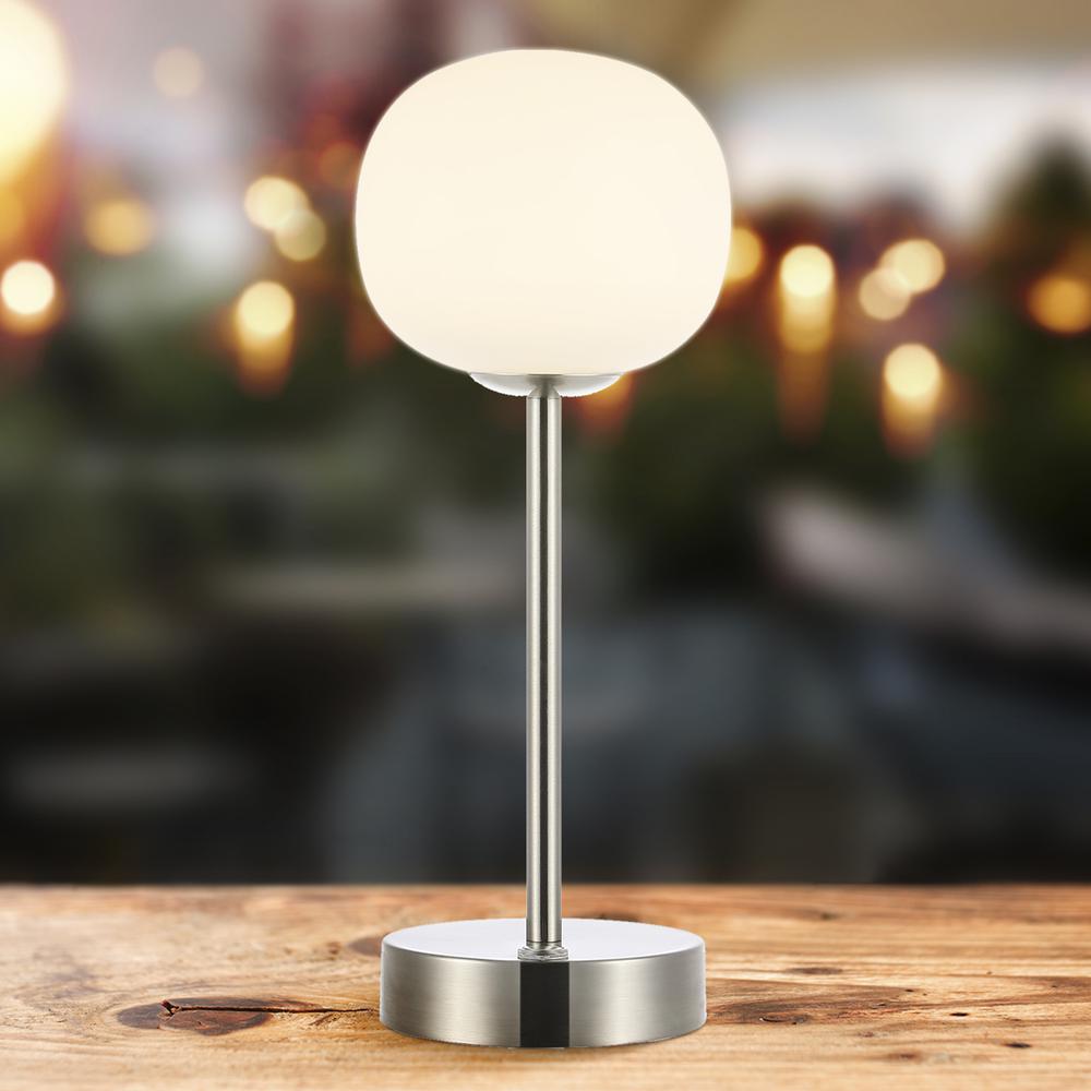 Natalia Modern Minimalist Iron Rechargeable Integrated LED Table Lamp. Picture 9