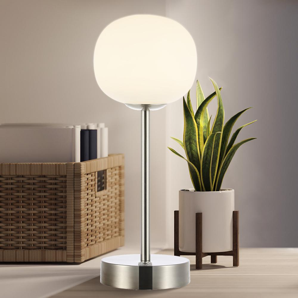 Natalia Modern Minimalist Iron Rechargeable Integrated LED Table Lamp. Picture 11