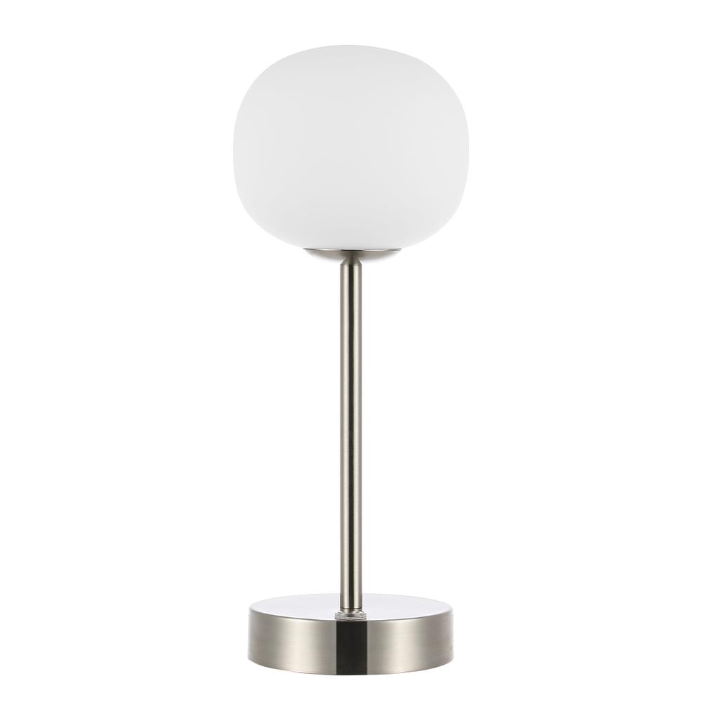 Natalia Modern Minimalist Iron Rechargeable Integrated LED Table Lamp. Picture 1