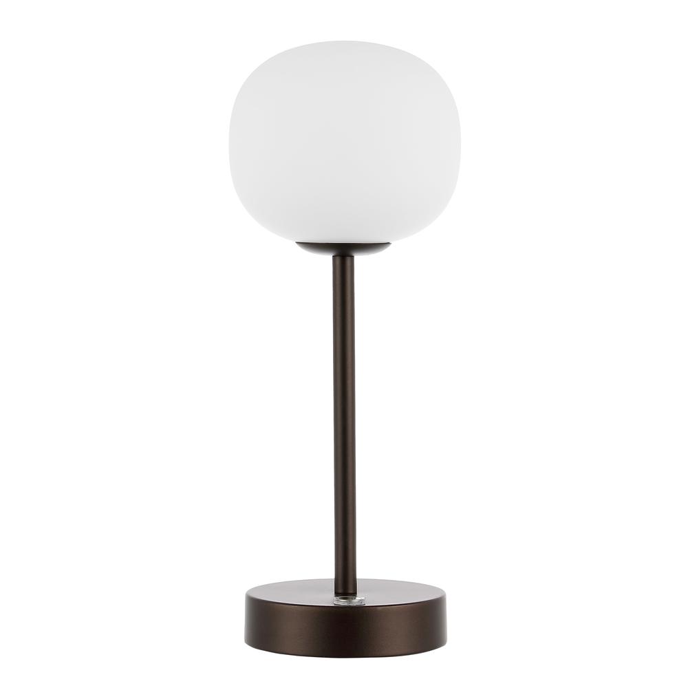 Natalia Modern Minimalist Iron Rechargeable Integrated Led Table Lamp. Picture 1