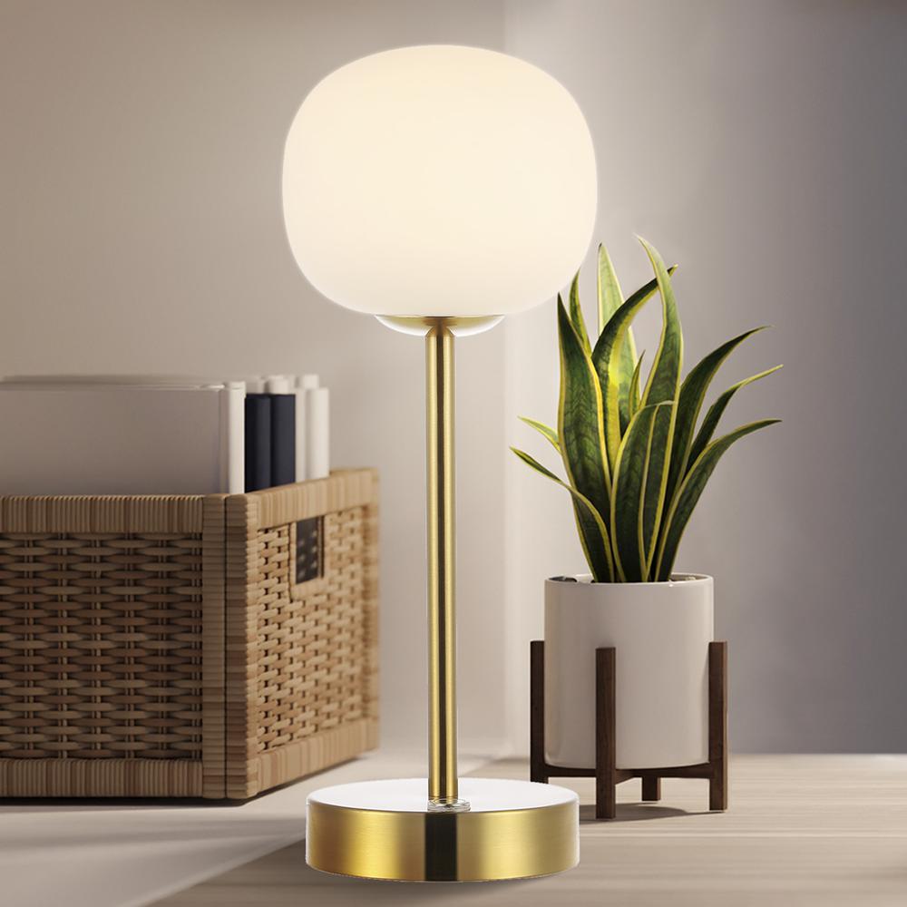 Natalia Modern Minimalist Iron Rechargeable Integrated LED Table Lamp. Picture 11