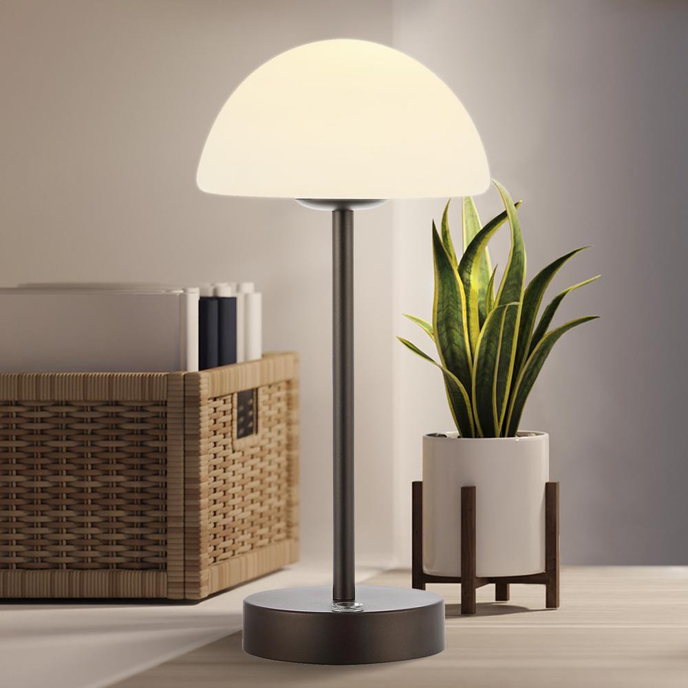 Xavier Modern Minimalist Iron Rechargeable Integrated LED Table Lamp. Picture 11