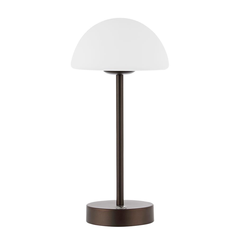 Xavier Modern Minimalist Iron Rechargeable Integrated LED Table Lamp. Picture 1