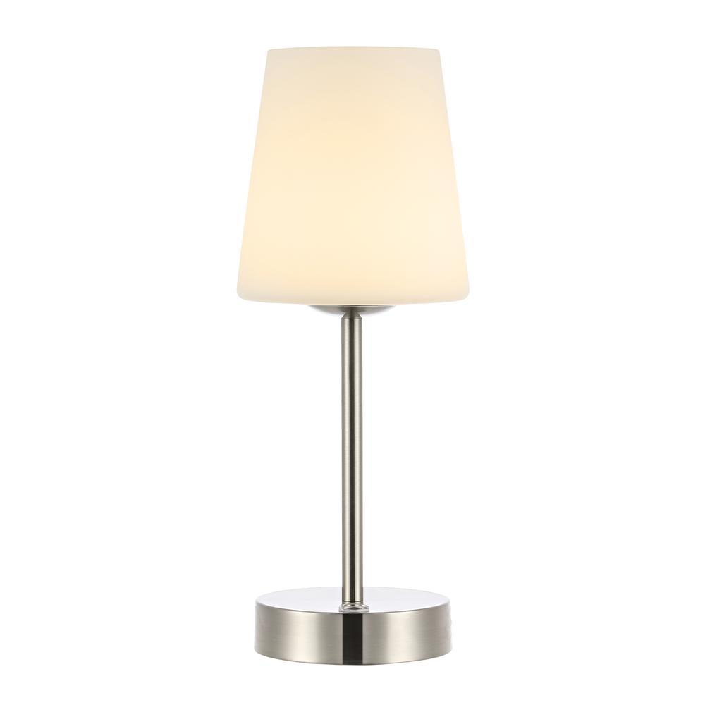 Carson Modern Minimalist Iron Rechargeable Integrated LED Table Lamp. Picture 7