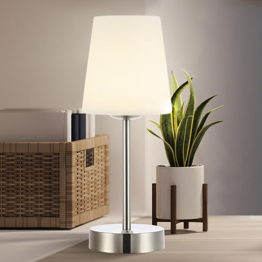 Carson Modern Minimalist Iron Rechargeable Integrated LED Table Lamp. Picture 11