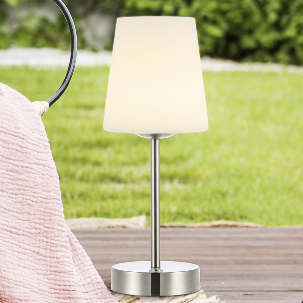 Carson Modern Minimalist Iron Rechargeable Integrated LED Table Lamp. Picture 12