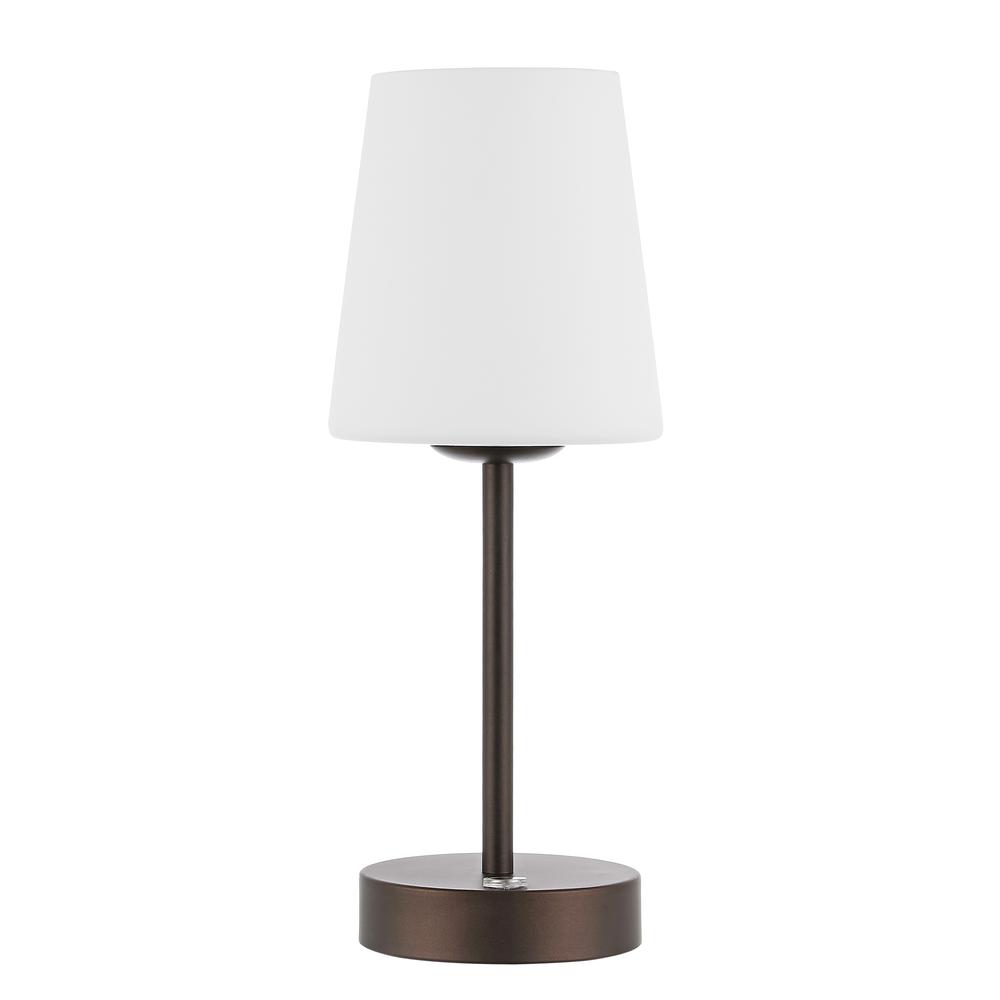 Carson Modern Minimalist Iron Rechargeable Integrated LED Table Lamp. Picture 1