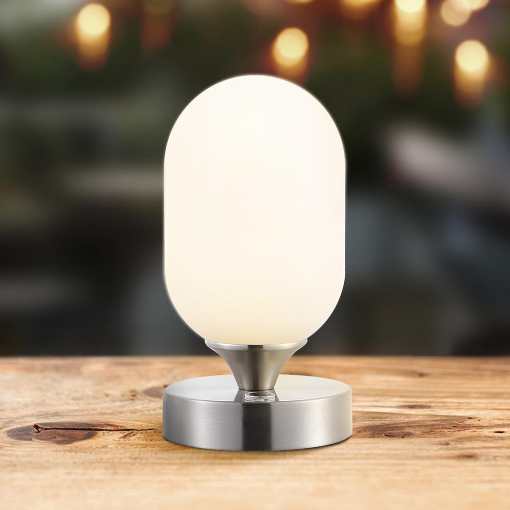 Eli Bohemian Farmhouse Iron Rechargeable Integrated LED Table Lamp. Picture 9