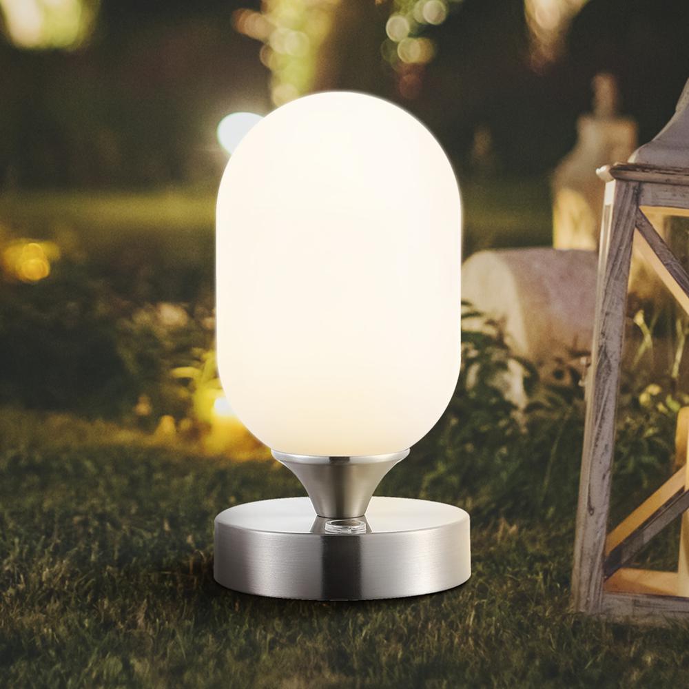 Eli Bohemian Farmhouse Iron Rechargeable Integrated LED Table Lamp. Picture 10