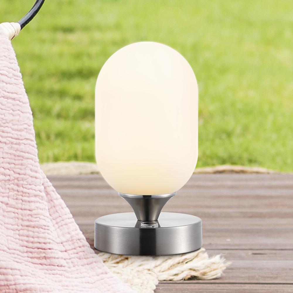 Eli Bohemian Farmhouse Iron Rechargeable Integrated LED Table Lamp. Picture 12