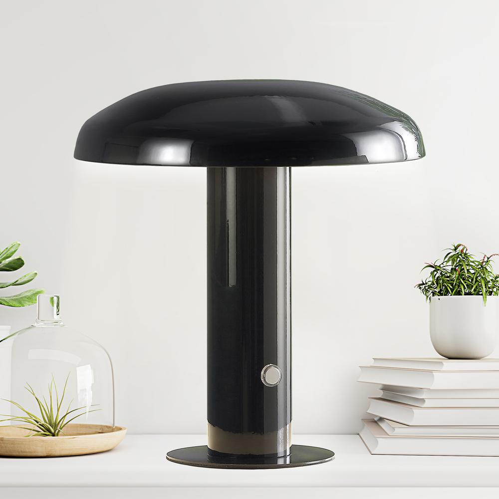 Rechargeablecordless Iron Integrated LED Mushroom Table Lamp. Picture 12