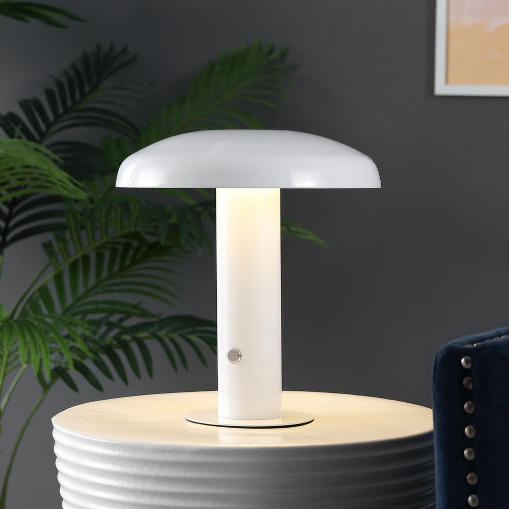 Rechargeablecordless Iron Integrated LED Mushroom Table Lamp. Picture 8