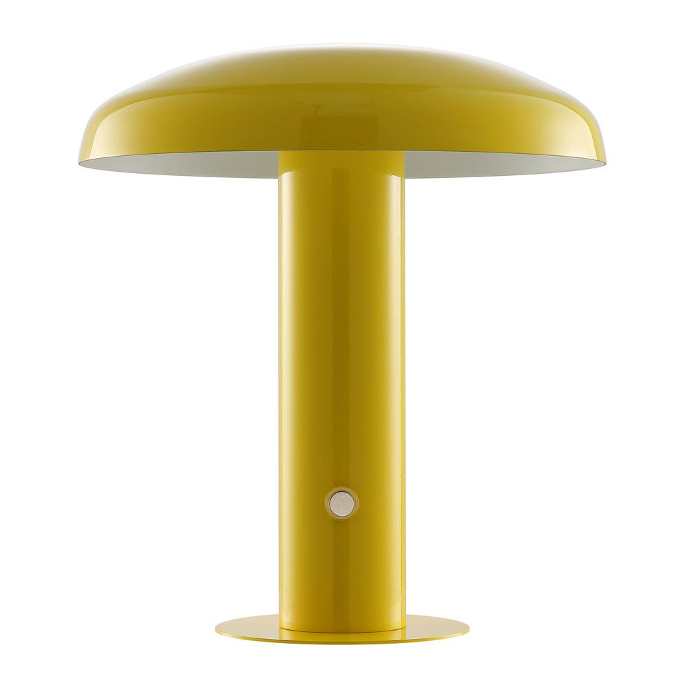 Rechargeablecordless Iron Integrated LED Mushroom Table Lamp. Picture 1