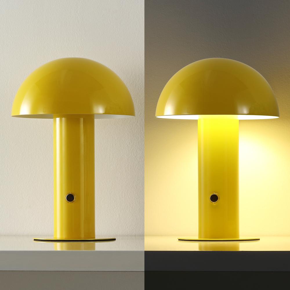 Bohemian Rechargeablecordless Iron Integrated Led Mushroom Table Lamp. Picture 11