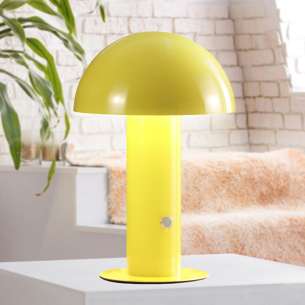 Bohemian Rechargeablecordless Iron Integrated Led Mushroom Table Lamp. Picture 12