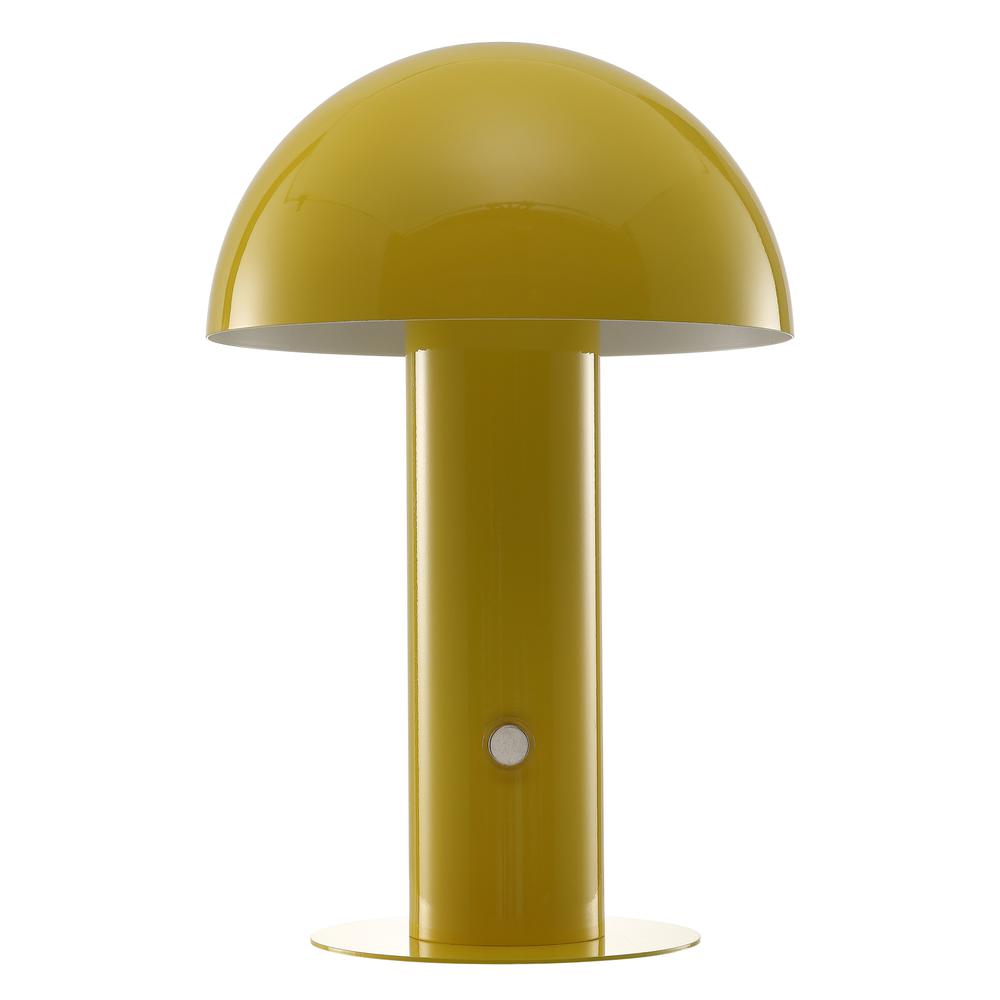 Bohemian Rechargeablecordless Iron Integrated Led Mushroom Table Lamp. Picture 1