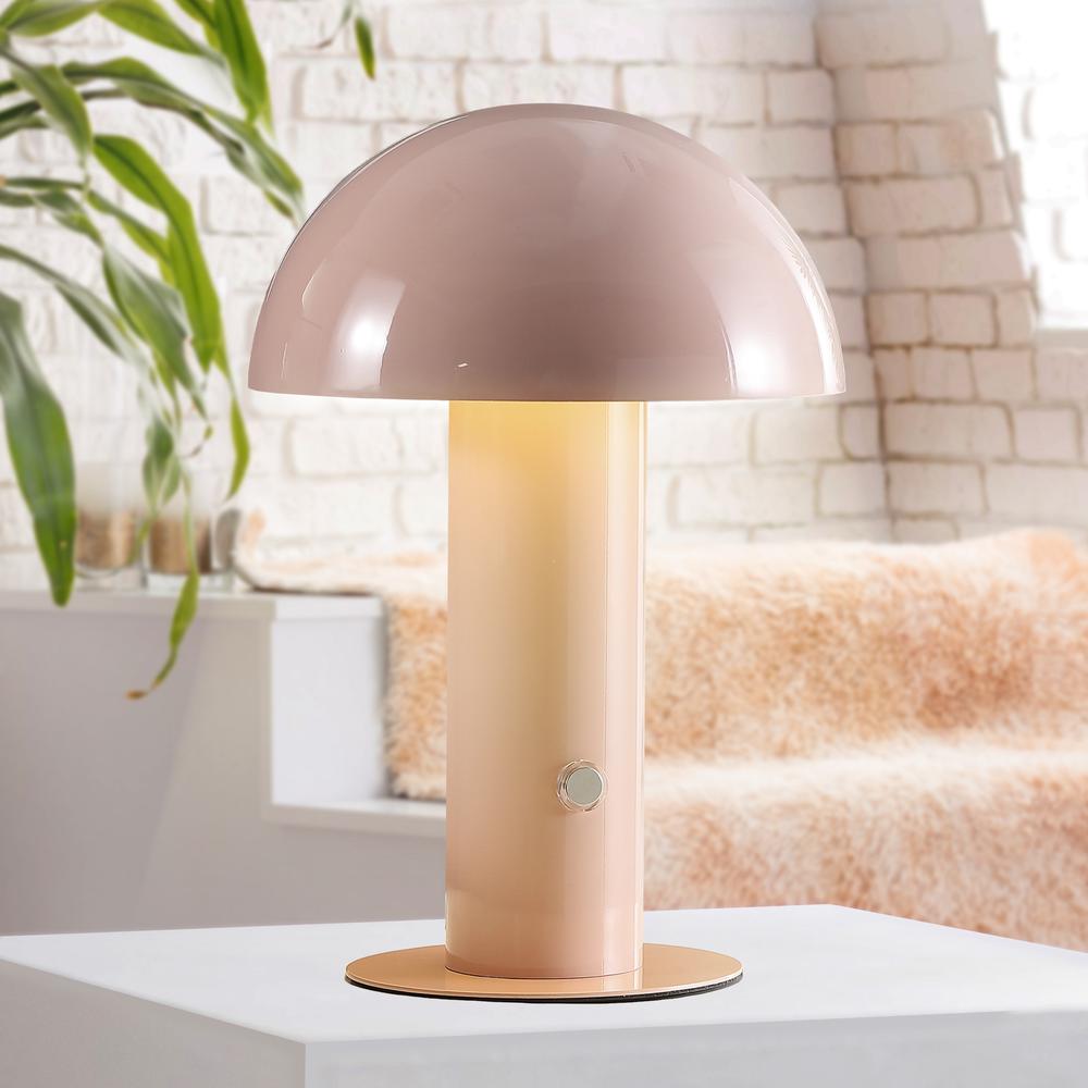 Bohemian Rechargeablecordless Iron Integrated Led Mushroom Table Lamp. Picture 10
