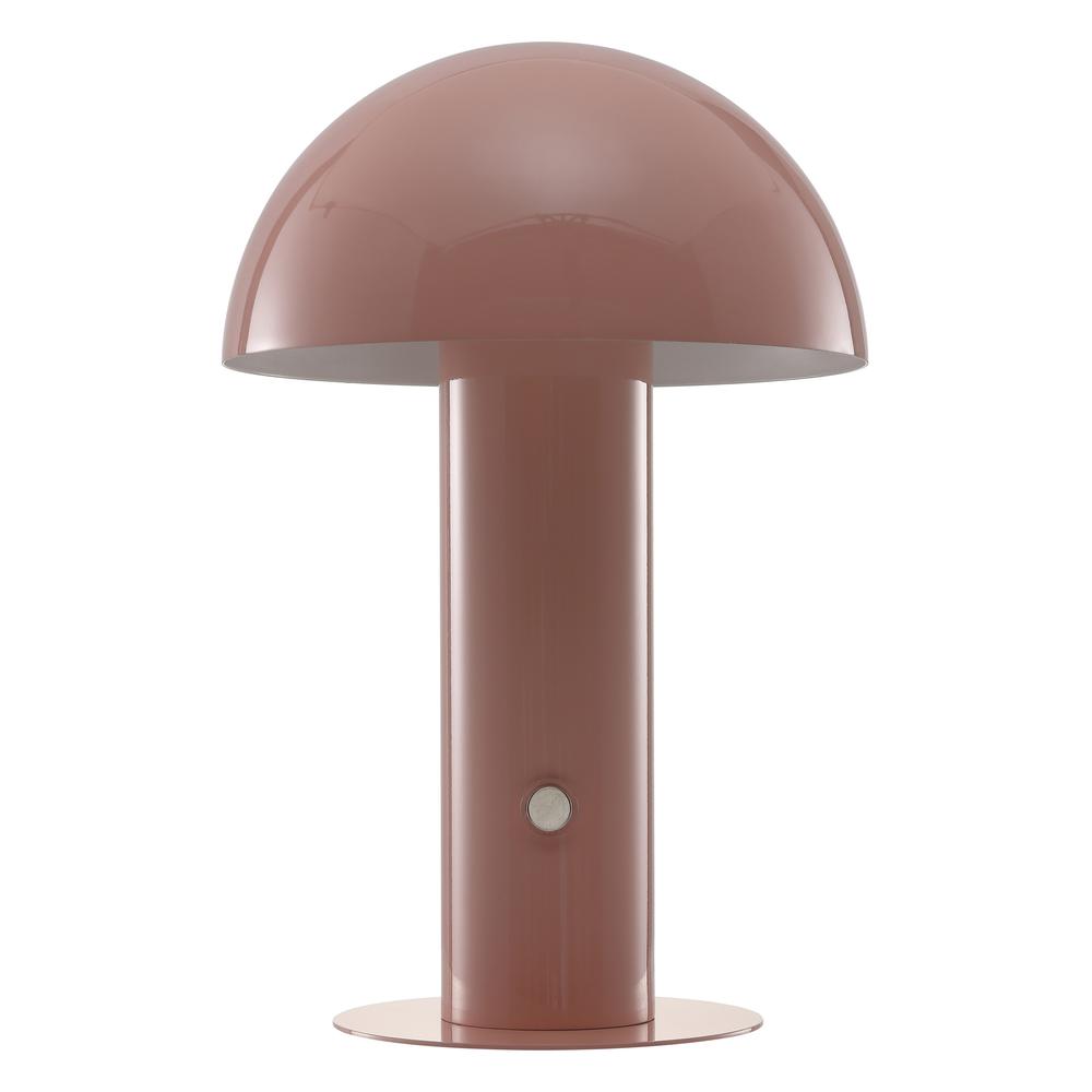 Bohemian Rechargeablecordless Iron Integrated Led Mushroom Table Lamp. Picture 1