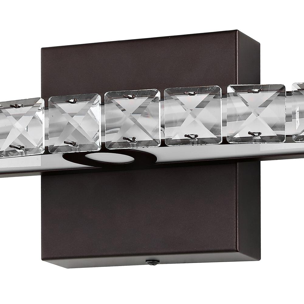 Alyson Bohemian Industrial Iron/Acrylic Integrated LED Vanity Light. Picture 4