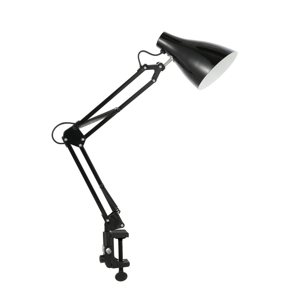 Odile Classic Industrial Adjustable Articulated Clamp On LED Task Lamp. Picture 1