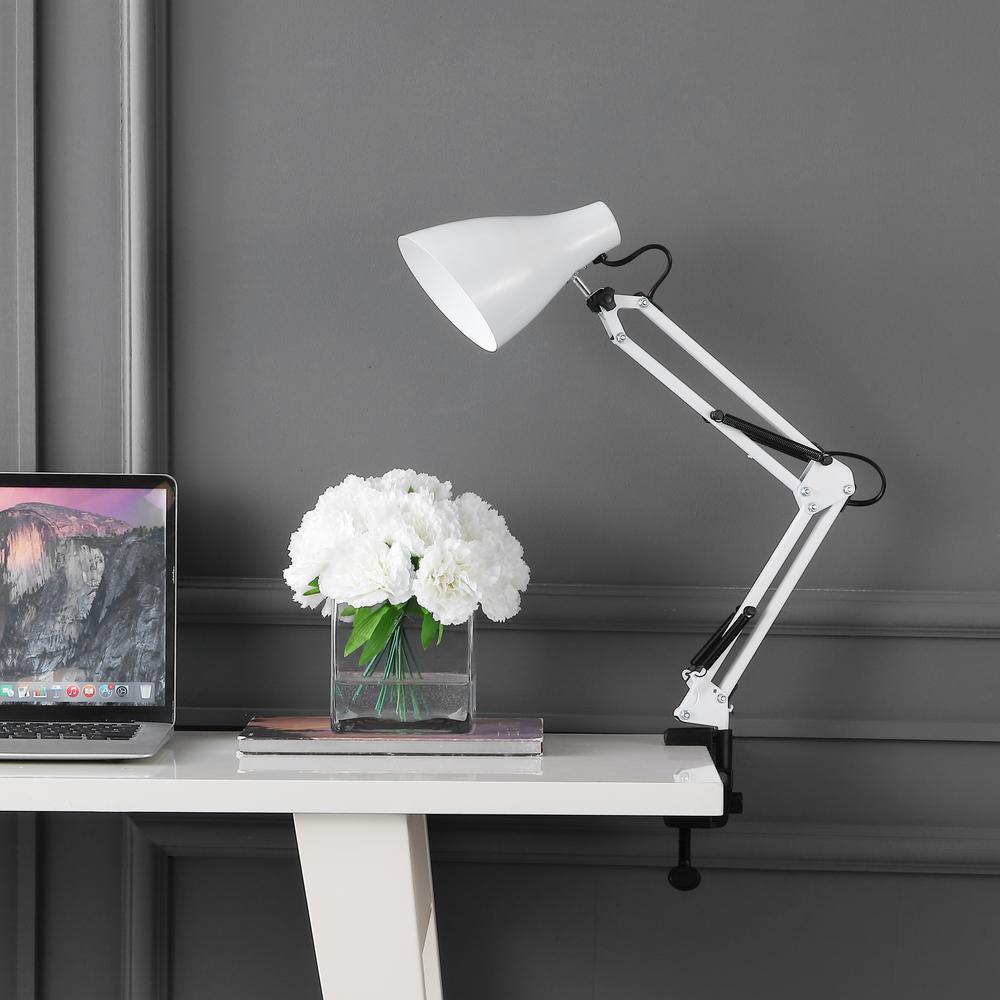 Odile Classic Industrial Adjustable Articulated Clamp On Led Task Lamp. Picture 2