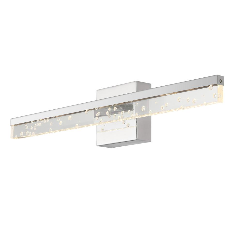Mario Modern Contemporary Iron/Seeded Acrylic Integrated Led Vanity Light. Picture 7