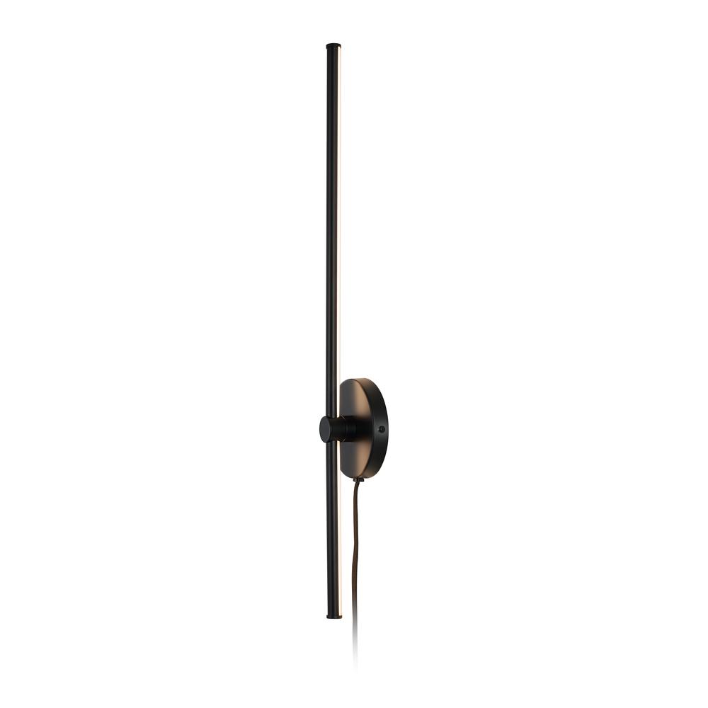 Minimalist Iron Adjustable Bar Integrated Led Plug-In Sconce. Picture 1