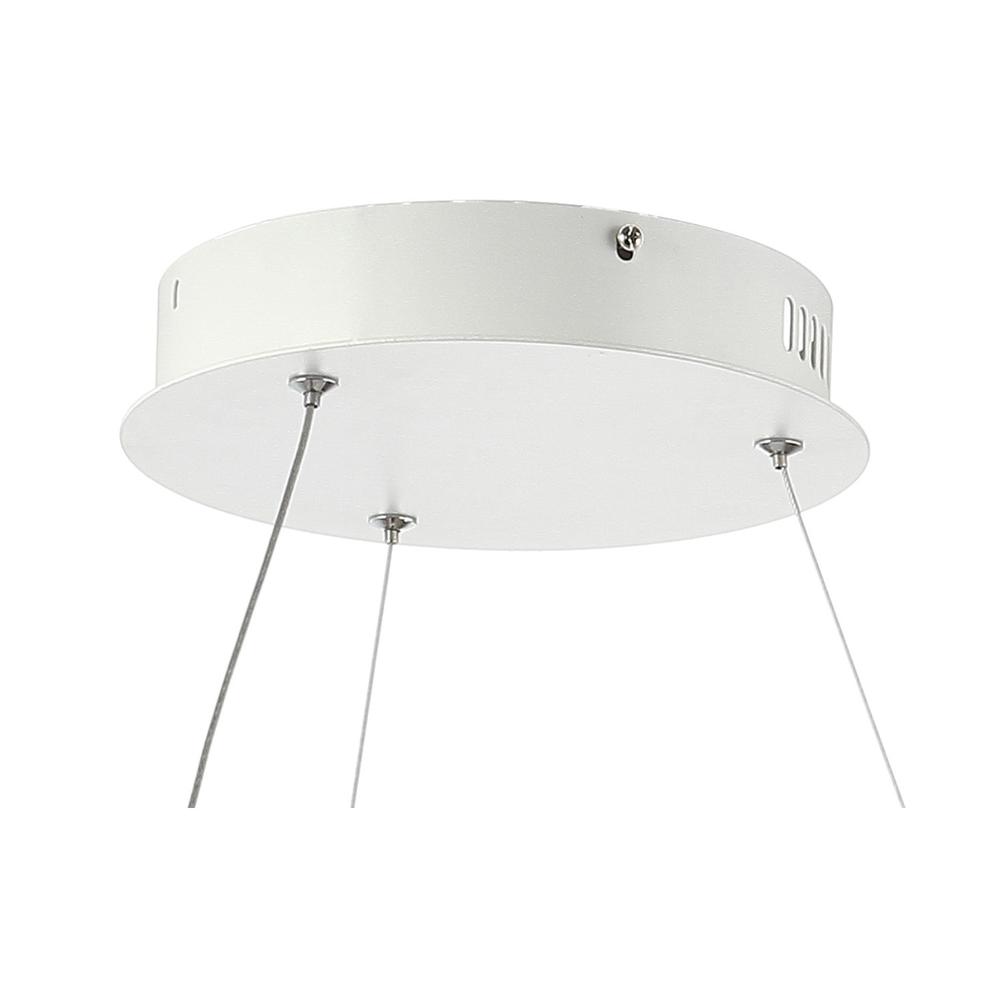 Baxter Modern Contemporary Aluminum Integrated LED Hoop Pendant. Picture 6