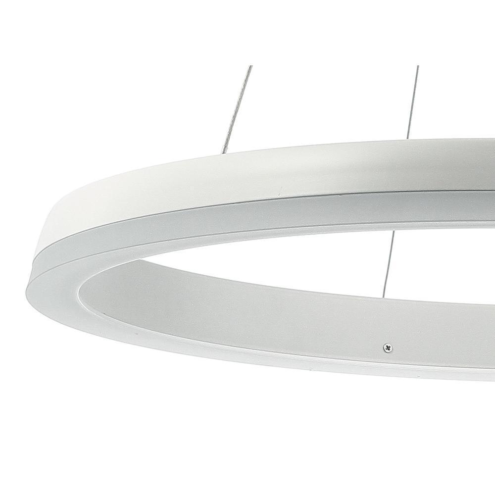 Baxter Modern Contemporary Aluminum Integrated LED Hoop Pendant. Picture 5