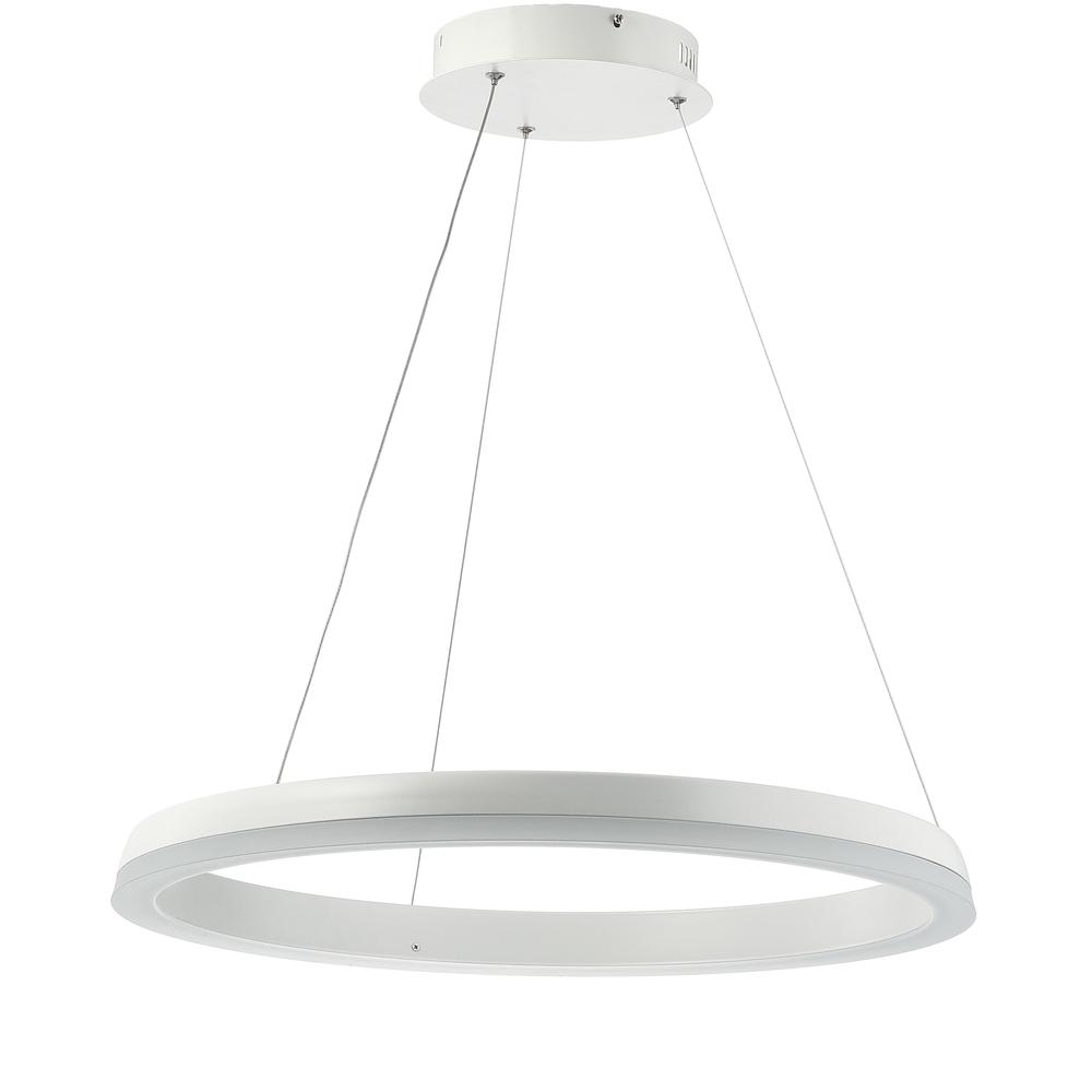 Baxter Modern Contemporary Aluminum Integrated LED Hoop Pendant. Picture 2
