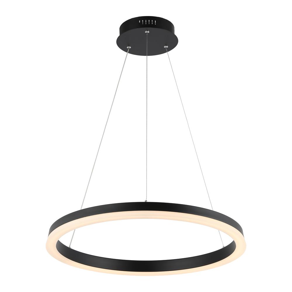 Baxter Modern Contemporary Aluminum Integrated Led Hoop Pendant. Picture 5