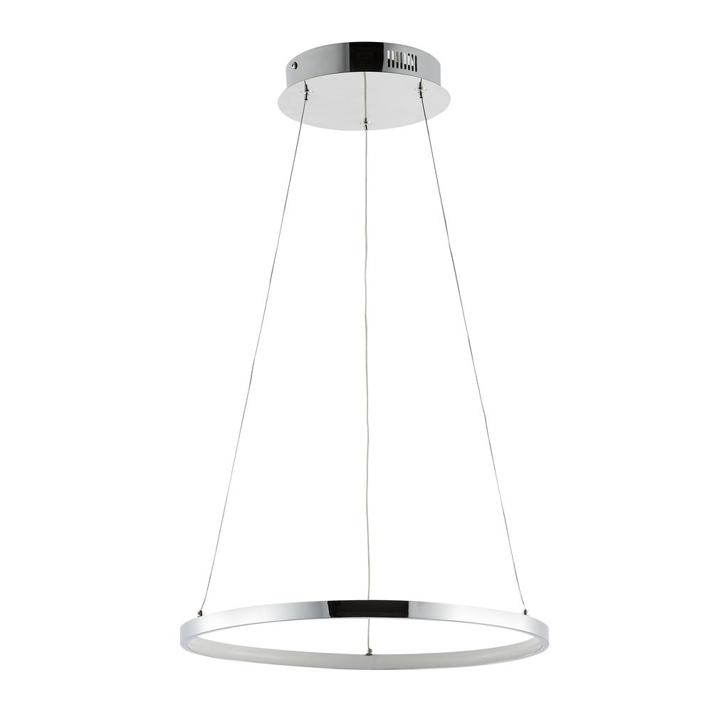 Brice Modern Contemporary Iron Integrated LED Pendant. Picture 1