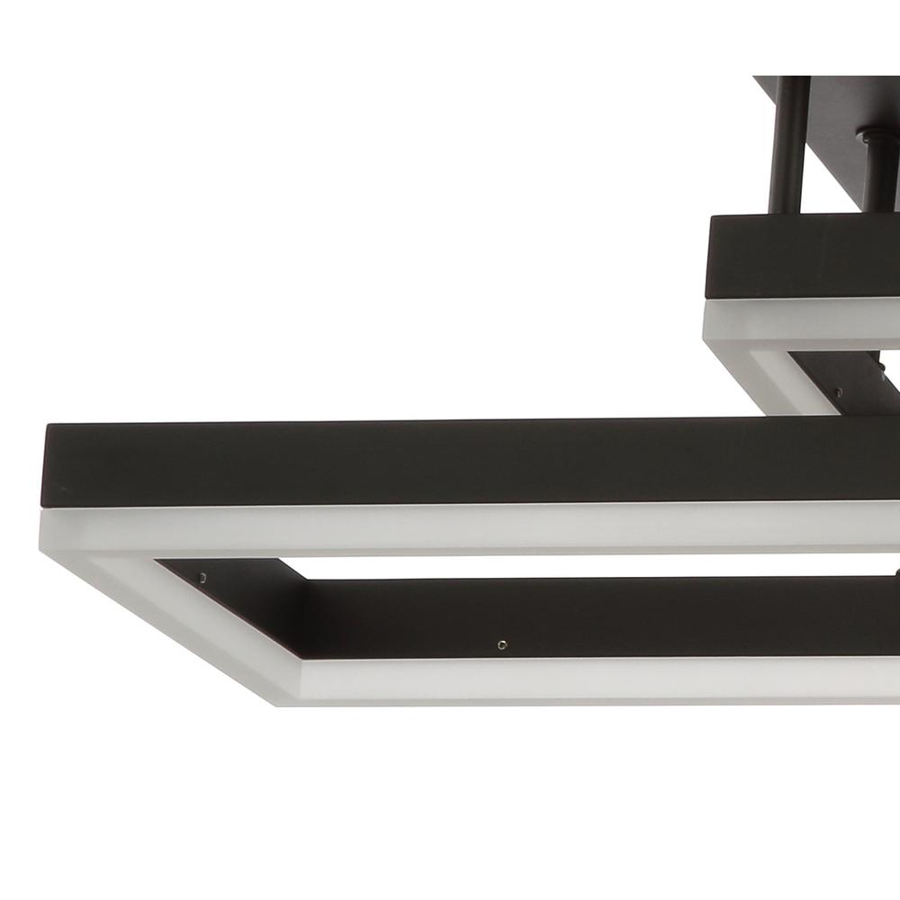 Turing Geometric Integrated LED Metal Flush Mount. Picture 3