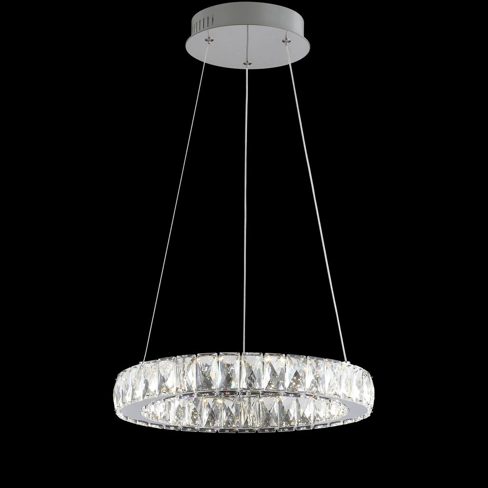 Reese Adjustable Integrated LED Metal/Crystal Pendant Pendant. Picture 3