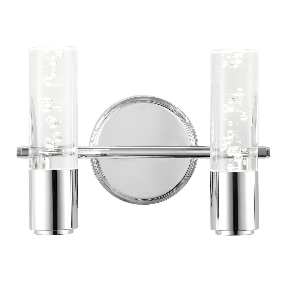 Bolha Minimalist Modern Bubble Acrylic/Iron Integrated LED Vanity Light. Picture 12