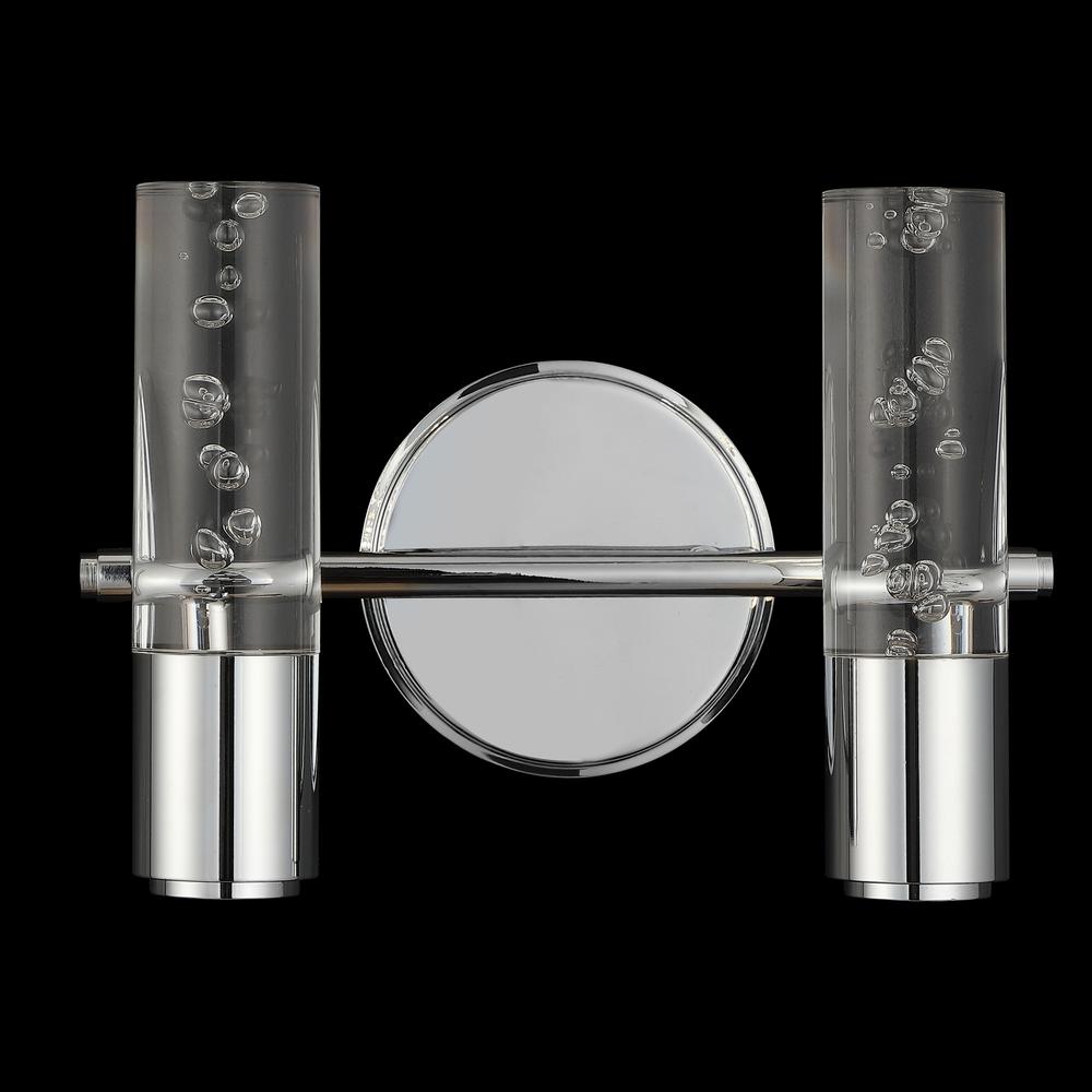 Bolha Minimalist Modern Bubble Acrylic/Iron Integrated LED Vanity Light. Picture 2