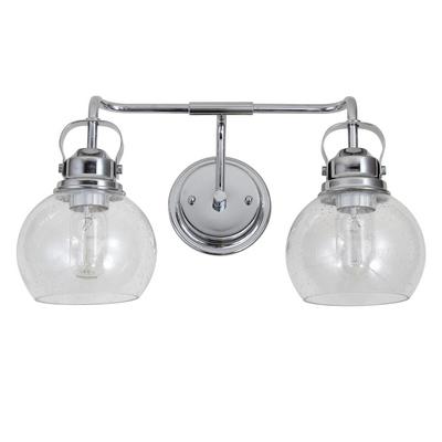 Shirley Metal Bubbled Glass Vanity Light. Picture 10