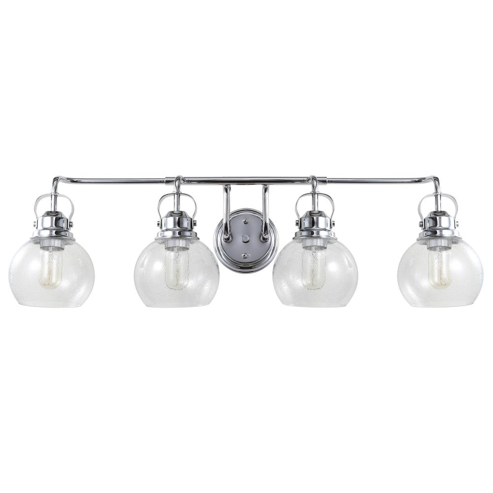 Shirley Metal Bubbled Glass Vanity Light. Picture 2