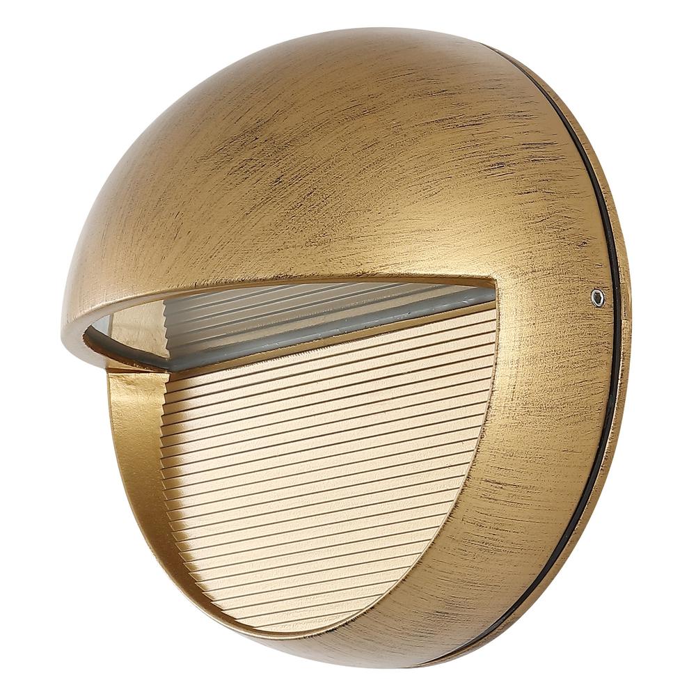 Orbe Outdoor Metal/Glass Integrated LED Wall Sconce. Picture 7