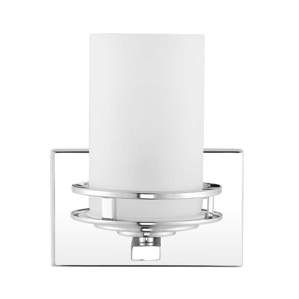 Fairfax Metal/Frosted Glass Contemporary Glam Led Vanity Light. Picture 2