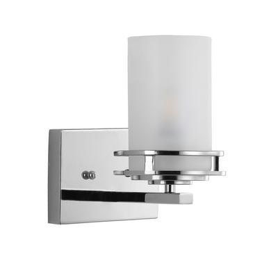 Fairfax Metal/Frosted Glass Contemporary Glam Led Vanity Light. Picture 9