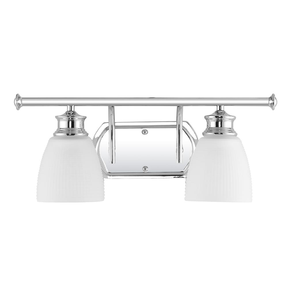 Beverly Metal/Glass Contemporary Modern LED Vanity Light. Picture 2