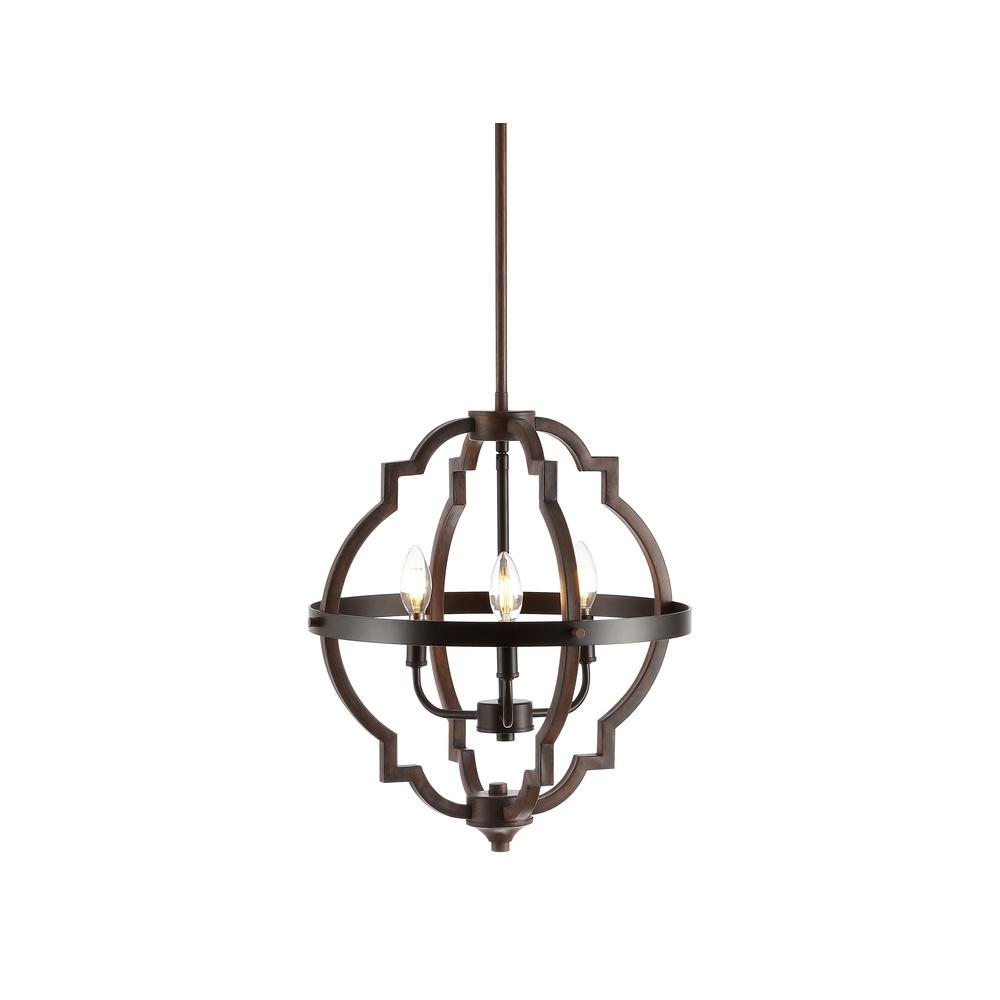 Ogee Adjustable Iron Rustic Industrial LED Pendant. Picture 9
