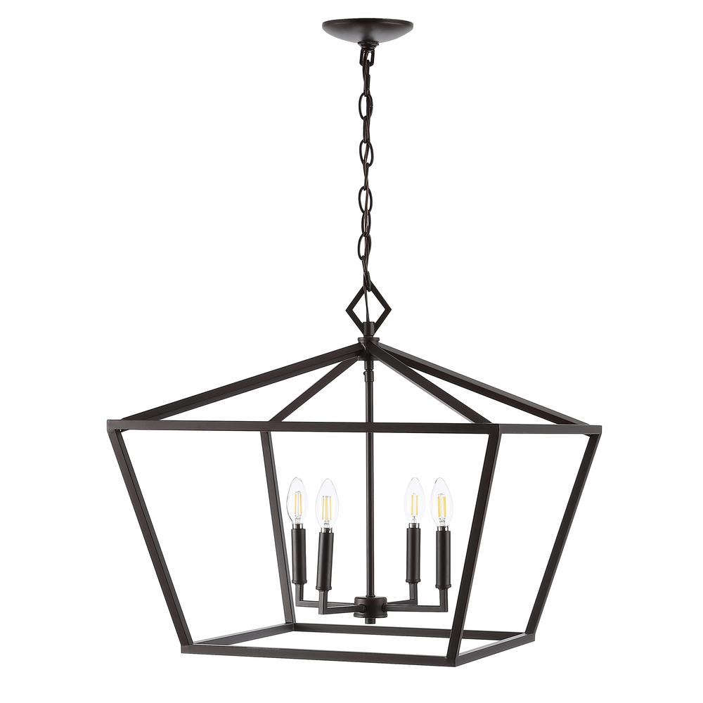 Gatsby Adjustable Iron Rustic Glam LED Pendant. Picture 2