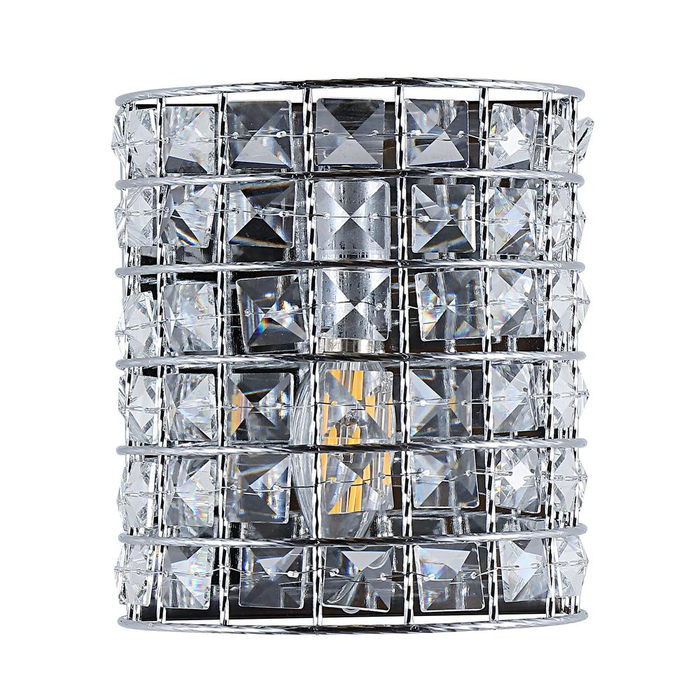 Clara Deco Metal/Crystal Classic Glam LED Vanity Light. Picture 5