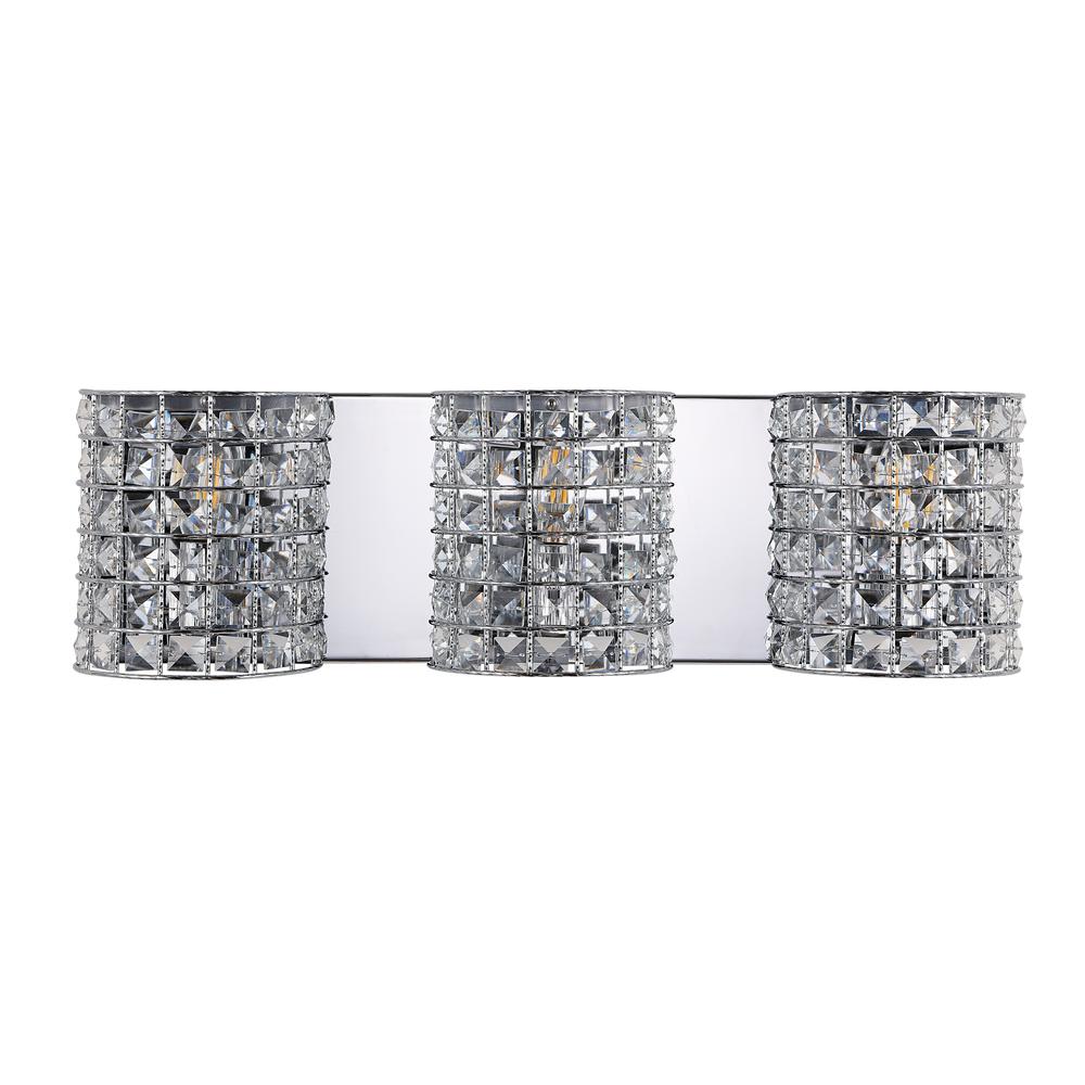 Clara Deco Metal/Crystal Classic Glam LED Vanity Light. Picture 2