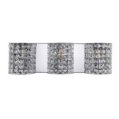 Clara Deco Metal/Crystal Classic Glam LED Vanity Light. Picture 10