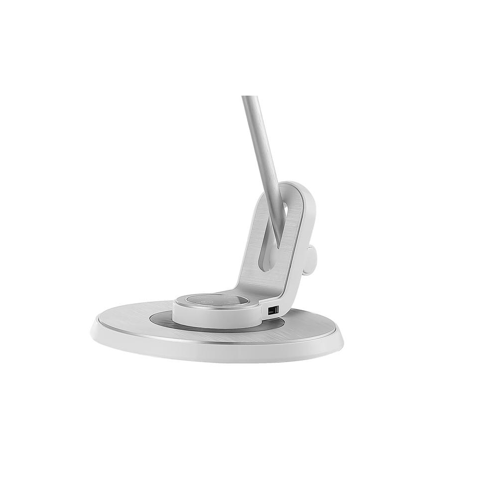 Contemporary Minimalist Adjustable Dimmable USB Charging LED Task Lamp. Picture 4